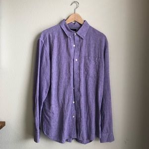 Banana Republic Line Shirt - Mens Large